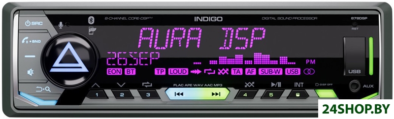 USB-магнитола Aura Indigo-878DSP USB-магнитола Aura Indigo-878DSP