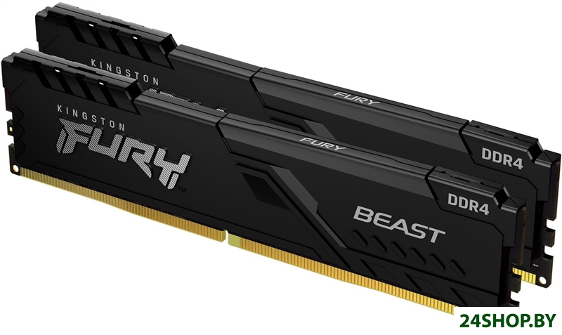 Оперативная память Kingston FURY Beast 2x16ГБ DDR4 3200 МГц KF432C16BB1K2/32WP Оперативная память Kingston FURY Beast 2x16ГБ DDR4 3200 МГц KF432C16BB1K2/32WP