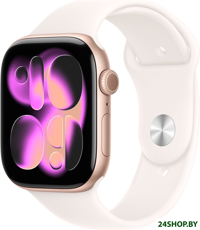 Умные часы Apple Watch Series 11 46 мм (алюминиевый корпус, розовое золото/легкие румяна, спортивный Умные часы Apple Watch Series 11 46 мм (алюминиевый корпус, розовое золото/легкие румяна, спортивный