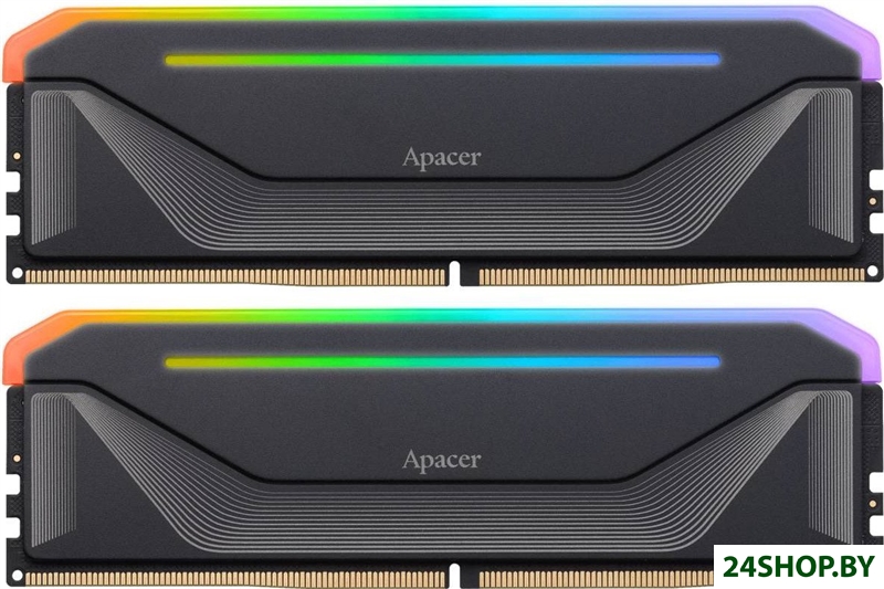 Оперативная память Apacer NOX RGB 2x32ГБ DDR5 6000 МГц AH5U64G60C622NBAA-2 Оперативная память Apacer NOX RGB 2x32ГБ DDR5 6000 МГц AH5U64G60C622NBAA-2