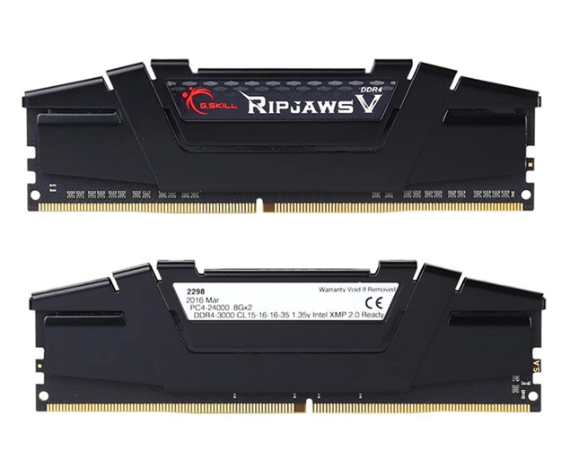 Оперативная память G.Skill Ripjaws V 2x8GB DDR4 PC4-28800 F4-3600C16D-16GVK Оперативная память G.Skill Ripjaws V 2x8GB DDR4 PC4-28800 F4-3600C16D-16GVK
