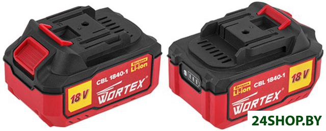 Аккумулятор Wortex CBL 1840-1 0329187 (18В/4 Ah) Аккумулятор Wortex CBL 1840-1 0329187 (18В/4 Ah)