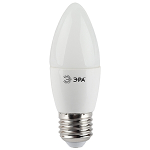 Светодиодная лампочка ЭРА smd B35-7w-827-E27-Clear Светодиодная лампочка ЭРА smd B35-7w-827-E27-Clear