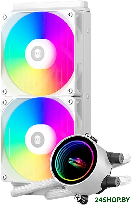 Система жидкостного охлаждения для процессора PCCooler DA240 ARGB (белый) Система жидкостного охлаждения для процессора PCCooler DA240 ARGB (белый)