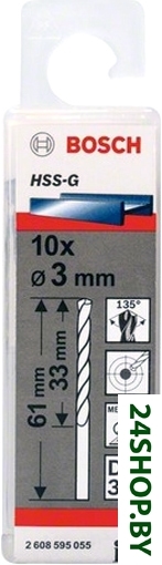 Набор сверл Bosch 2608595055 (10 предметов) Набор сверл Bosch 2608595055 (10 предметов)