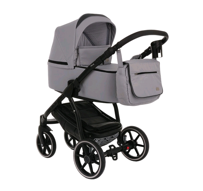 Детская универсальная коляска Pituso Mia 2 в 1 (серый/рама черный) (205) Детская универсальная коляска Pituso Mia 2 в 1 (серый/рама черный) (205)