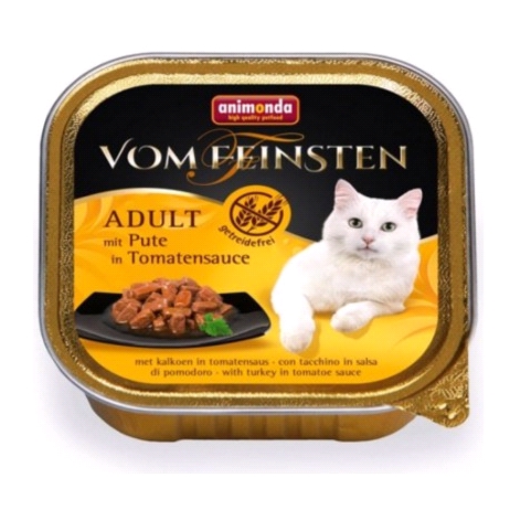 Консервированный корм для кошек Animonda Vom Feinsten Adult с индейкой в томатном соусе (0,1 кг)