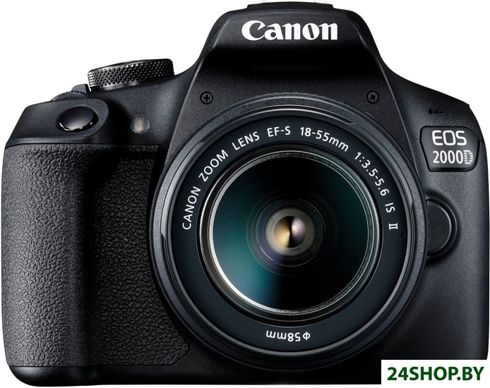 

Фотоаппарат Canon EOS 2000D Kit 18-55mm IS II (черный) (2728C003)