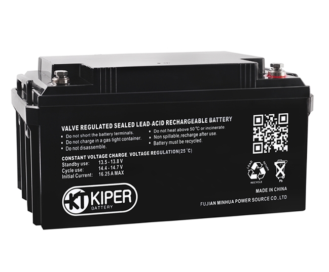 Аккумулятор для ИБП Kiper GPL-12550 (12В/55 А·ч) Аккумулятор для ИБП Kiper GPL-12550 (12В/55 А·ч)