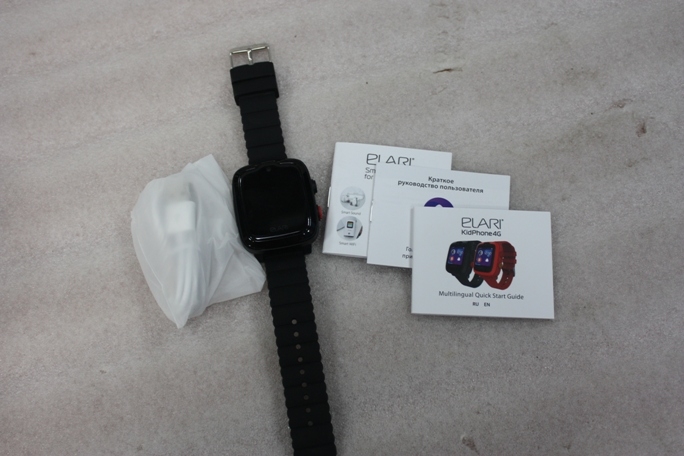 Умные часы Elari KidPhone 4G (черный) (уценка арт. 854364)