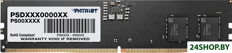 

Оперативная память Patriot Signature Line 32ГБ DDR5 4800 МГц PSD532G48002