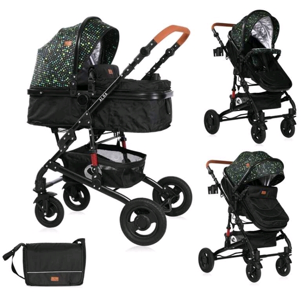 Универсальная коляска Lorelli Alba 2020 (2 в 1, black circles) (10021422062) Универсальная коляска Lorelli Alba 2020 (2 в 1, black circles) (10021422062)