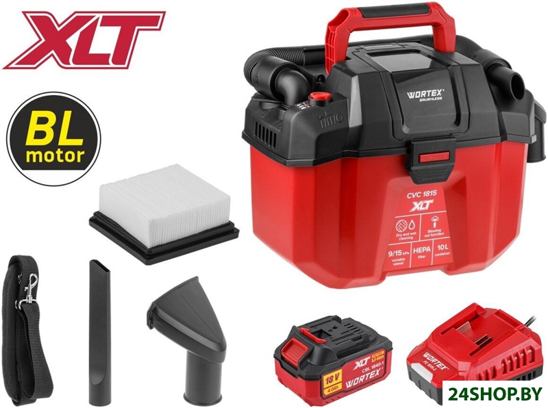 Пылесос Wortex CVC 1815 ALL1 XLT SET 2334162 (с 1-м АКБ) Пылесос Wortex CVC 1815 ALL1 XLT SET 2334162 (с 1-м АКБ)