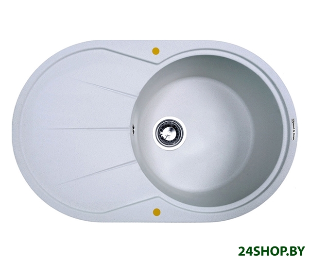 Кухонная мойка Zigmund and Shtain KREIS OV 770 B (млечный путь) Кухонная мойка Zigmund and Shtain KREIS OV 770 B (млечный путь)