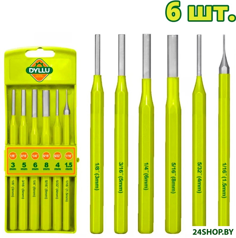 Набор выколоток Dyllu DTCC8306 (6 предметов) Набор выколоток Dyllu DTCC8306 (6 предметов)