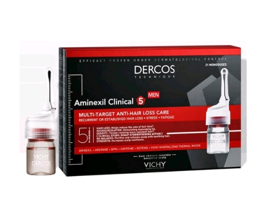 Сыворотка против выпадения волос для мужчин VICHY DERCOS AMINEXIL INTENSIVE 5 (21 шт.) Сыворотка против выпадения волос для мужчин VICHY DERCOS AMINEXIL INTENSIVE 5 (21 шт.)