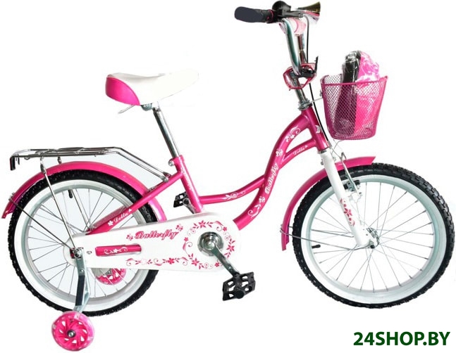 Детский велосипед Delta Butterfly 18 2020 (розовый) Детский велосипед Delta Butterfly 18 2020 (розовый)