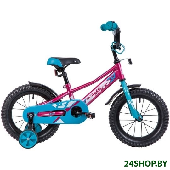 Детский велосипед Novatrack Valiant 14 (красный/голубой, 2019) Детский велосипед Novatrack Valiant 14 (красный/голубой, 2019)