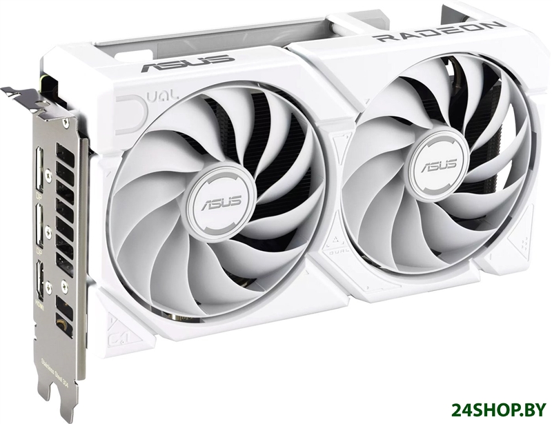 Видеокарта ASUS Dual Radeon RX 9060 XT 16GB GDDR6 White Edition DUAL-RX9060XT-16G-WHITE Видеокарта ASUS Dual Radeon RX 9060 XT 16GB GDDR6 White Edition DUAL-RX9060XT-16G-WHITE