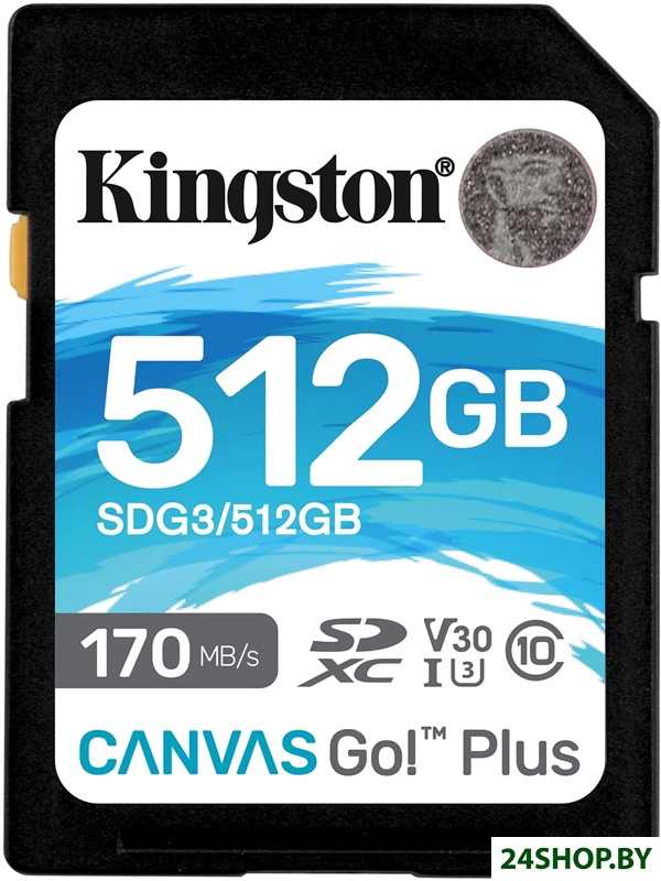 Карта памяти Kingston Canvas Go! Plus SDXC 512GB Карта памяти Kingston Canvas Go! Plus SDXC 512GB