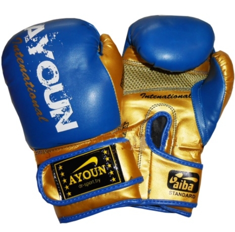 Перчатки боксерские Ayoun DX 850-8 унц. (синие) Перчатки боксерские Ayoun DX 850-8 унц. (синие)