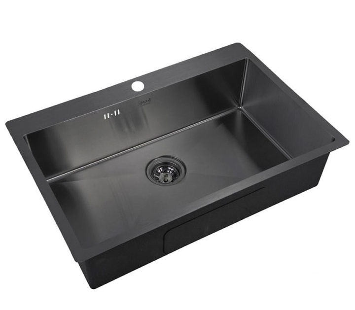 Кухонная мойка ZorG PVD 7551 (графит) Кухонная мойка ZorG PVD 7551 (графит)