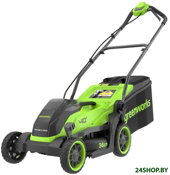 Газонокосилка Greenworks GD40LM361 2520807 (без АКБ) Газонокосилка Greenworks GD40LM361 2520807 (без АКБ)