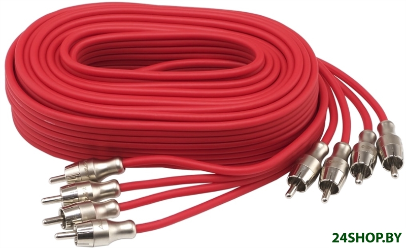 Кабель Aura RCA - RCA RCA-B45 SE (5 м, красный) Кабель Aura RCA - RCA RCA-B45 SE (5 м, красный)