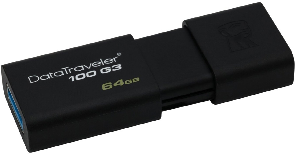Флеш-память Kingston DataTraveler 100 G3 64GB (DT100G3/64GB) Флеш-память Kingston DataTraveler 100 G3 64GB (DT100G3/64GB)