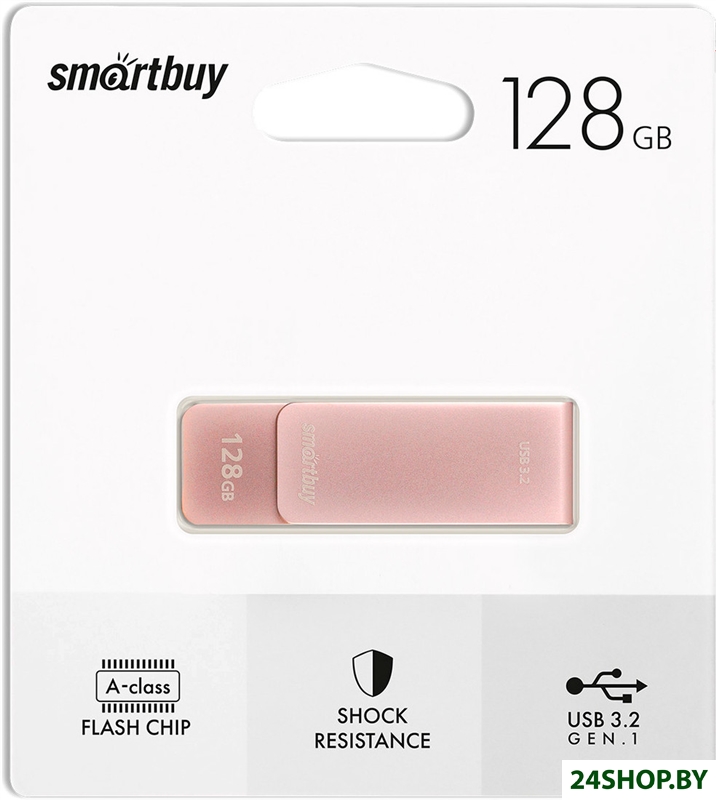 USB Flash SmartBuy M1 128GB (розовый) USB Flash SmartBuy M1 128GB (розовый)