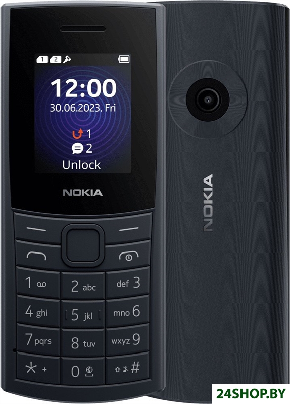 Кнопочный телефон Nokia 110 4G Dual SIM (темно-синий) Кнопочный телефон Nokia 110 4G Dual SIM (темно-синий)