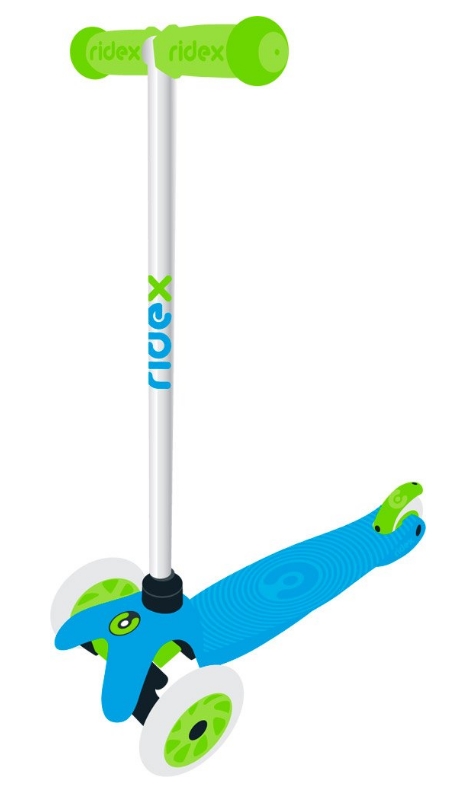 Самокат Ridex Zippy 2.0 3D (голубой) Самокат Ridex Zippy 2.0 3D (голубой)