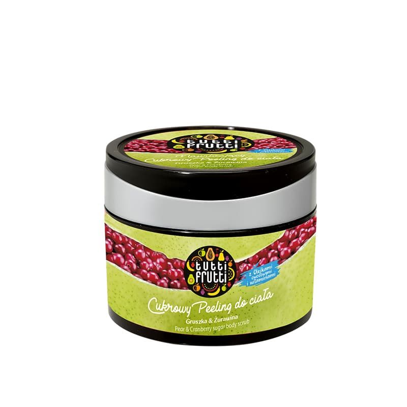 Сахарный скраб для тела Груша & Клюква TUTTI FRUTTI Сахарный скраб для тела Груша & Клюква TUTTI FRUTTI