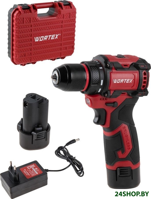 Дрель-шуруповерт Wortex BD 1213-1 Dli 2329019 (с 2-мя АКБ, кейс) Дрель-шуруповерт Wortex BD 1213-1 Dli 2329019 (с 2-мя АКБ, кейс)