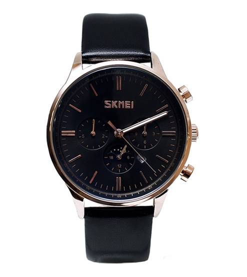 Наручные часы Skmei 9117-3 (розовое золото/черный) Наручные часы Skmei 9117-3 (розовое золото/черный)