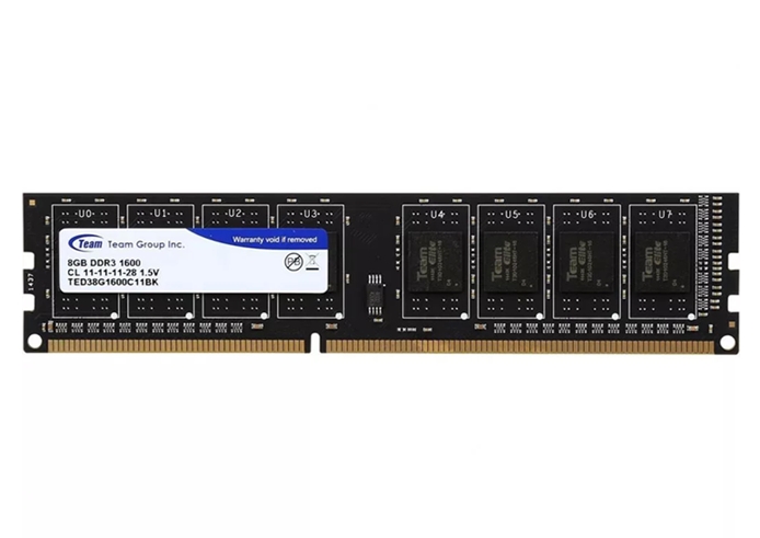 Оперативная память Team Elite 8GB DDR3L PC3-12800 TED3L8G1600C1101 Оперативная память Team Elite 8GB DDR3L PC3-12800 TED3L8G1600C1101