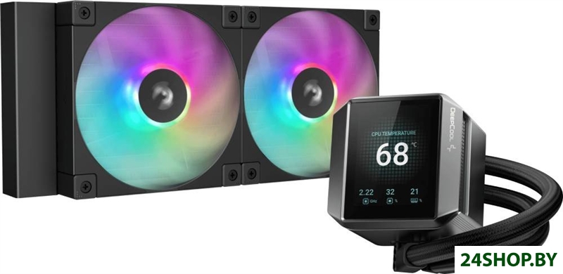 Система жидкостного охлаждения для процессора DeepCool Mystique 240 ARGB R-LX550-BKADSNC-G-1 Система жидкостного охлаждения для процессора DeepCool Mystique 240 ARGB R-LX550-BKADSNC-G-1