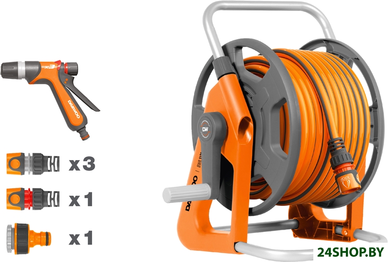 Катушка со шлангом Daewoo Power DWR 1121 (1/2 Катушка со шлангом Daewoo Power DWR 1121 (1/2
