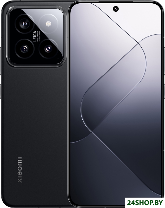 Смартфон Xiaomi 14 12GB/512GB международная версия (матовый черный) Смартфон Xiaomi 14 12GB/512GB международная версия (матовый черный)