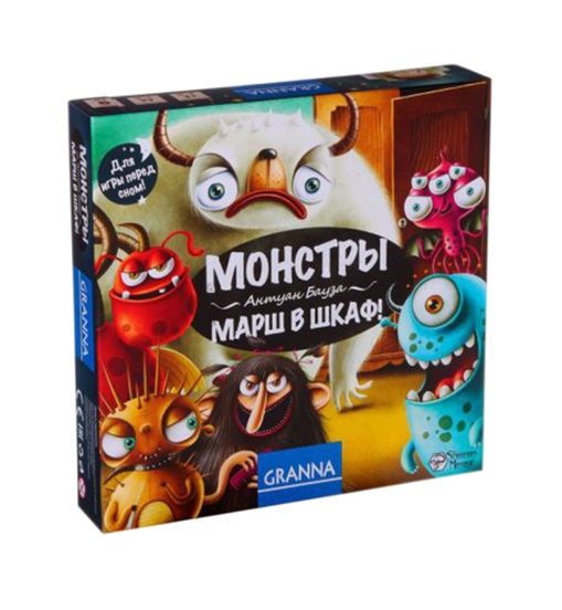 Настольная игра Granna Монстры, марш в шкаф Настольная игра Granna Монстры, марш в шкаф