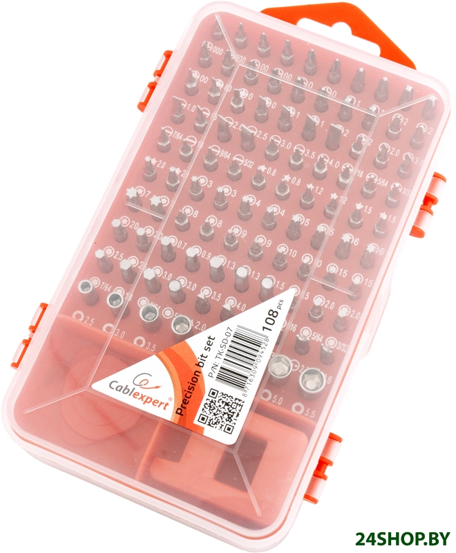Набор бит Gembird TK-SD-07 (108 предметов) Набор бит Gembird TK-SD-07 (108 предметов)