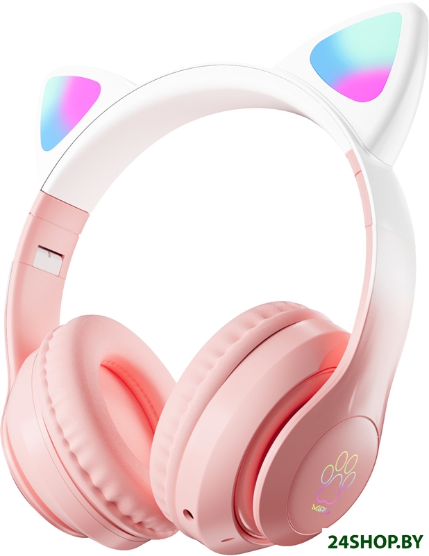 Наушники Miru Cat EP-W10 (розовый) Наушники Miru Cat EP-W10 (розовый)