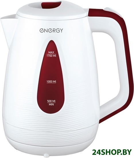 Электрочайник Energy E-214 (белый/красный) Электрочайник Energy E-214 (белый/красный)