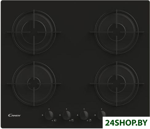Встраиваемая газовая панель Candy Timeless CVW6BB Встраиваемая газовая панель Candy Timeless CVW6BB
