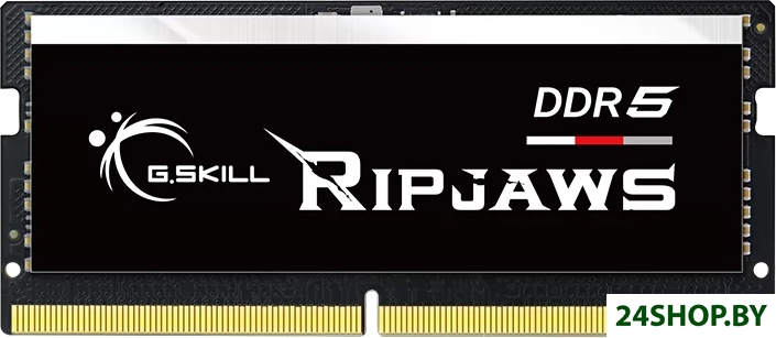 Оперативная память G.Skill Ripjaws 32ГБ DDR5 SODIMM 5600МГц F5-5600S4645A32GX1-RS Оперативная память G.Skill Ripjaws 32ГБ DDR5 SODIMM 5600МГц F5-5600S4645A32GX1-RS
