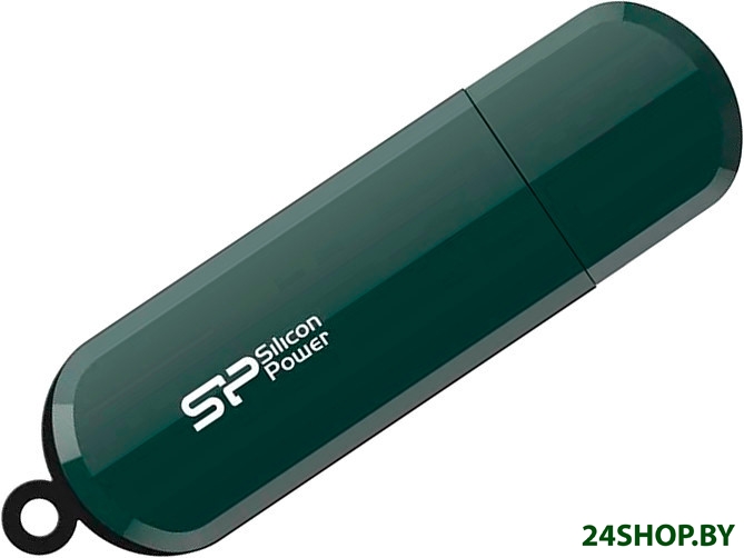 USB Flash Silicon-Power LuxMini 320 64GB (темно-зеленый) USB Flash Silicon-Power LuxMini 320 64GB (темно-зеленый)