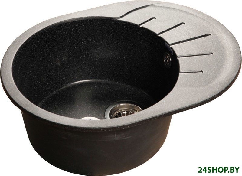 Кухонная мойка GranFest Rondo GF-R580L (черный) Кухонная мойка GranFest Rondo GF-R580L (черный)