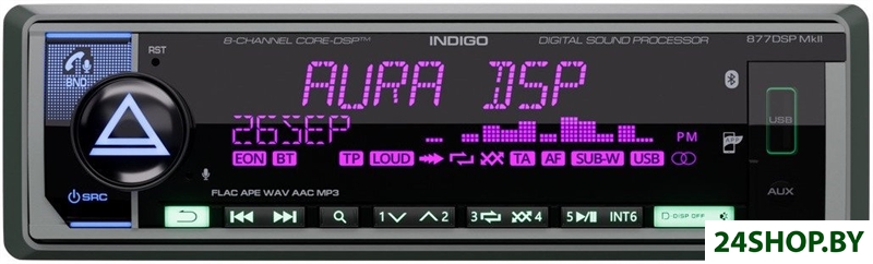 USB-магнитола Aura Indigo-877DSP MKII USB-магнитола Aura Indigo-877DSP MKII
