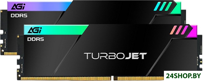 Оперативная память AGI Turbojet RGB 2x16ГБ DDR5 7200 МГц AGI7APC16UD858 Оперативная память AGI Turbojet RGB 2x16ГБ DDR5 7200 МГц AGI7APC16UD858
