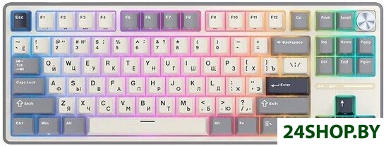 Клавиатура Royal Kludge R87 Pro Half Grey (RK Brown) Клавиатура Royal Kludge R87 Pro Half Grey (RK Brown)